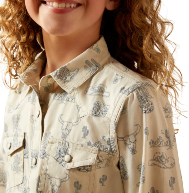 Ariat Girls Mila Snap L/S Shirt - 10065863