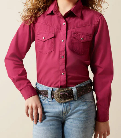 Ariat Girls Shine Bright Snap L/S Shirt - 10065862