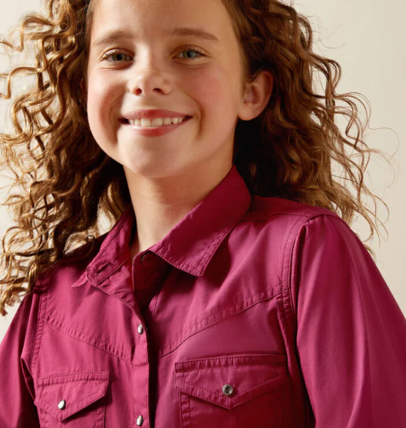 Ariat Girls Shine Bright Snap L/S Shirt - 10065862