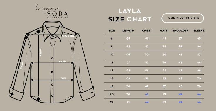 Lime & Soda Layla L/S Shirt - Red