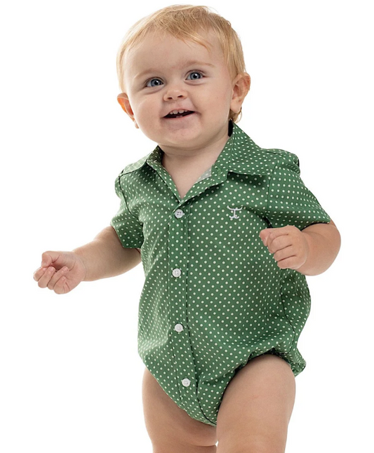 Just Country Infant Frankie S/S Full Button Jumpsuit - IWSS2637