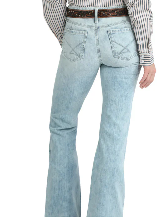 Cinch Ladies Lynden Light Wash Trouser Jean - MJ81454096