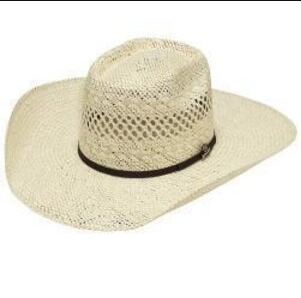 Ariat Twisted Weave Hat - Natural/Chocolate - A73278