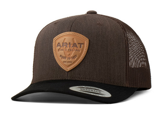 Ariat Mens Made To Last Mesh Brown Snap Back Cap - A300065402