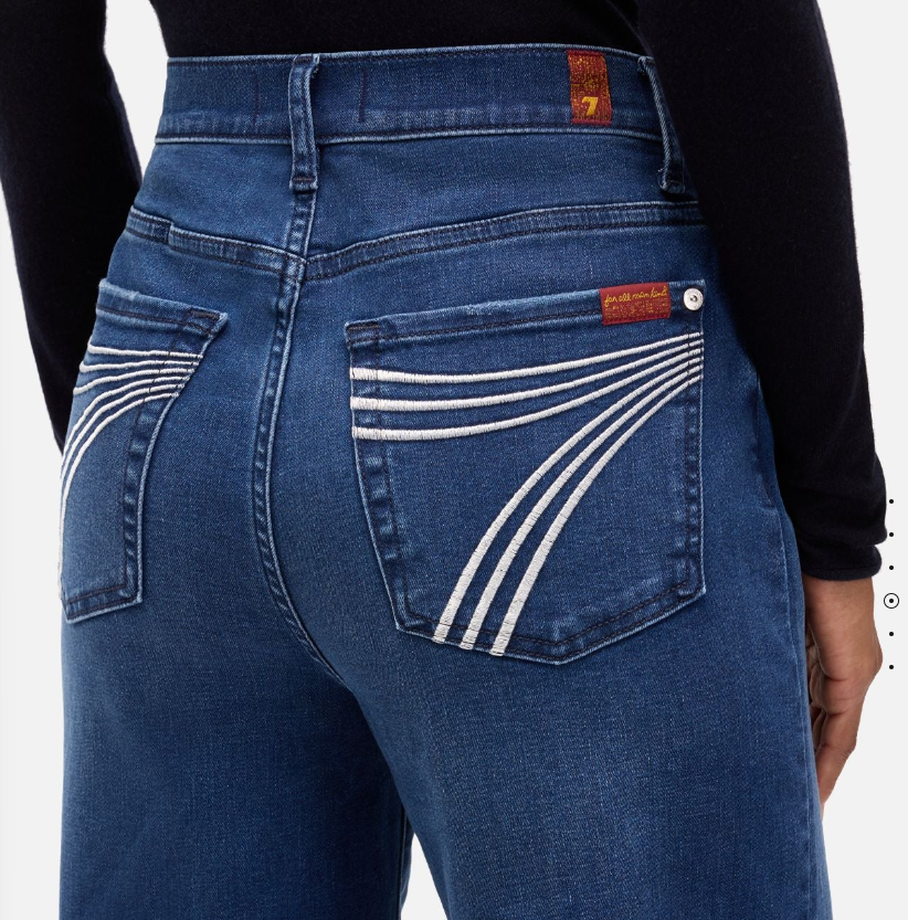 7 for all mankind Ultra High Rise JO - Crater