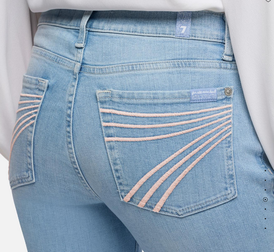 7 for all mankind Ladies Slim Illusion  -  Indigo Bloom