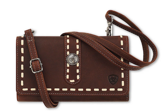 Ariat Teagan Crossbody Brown Clutch Bag - A770019102