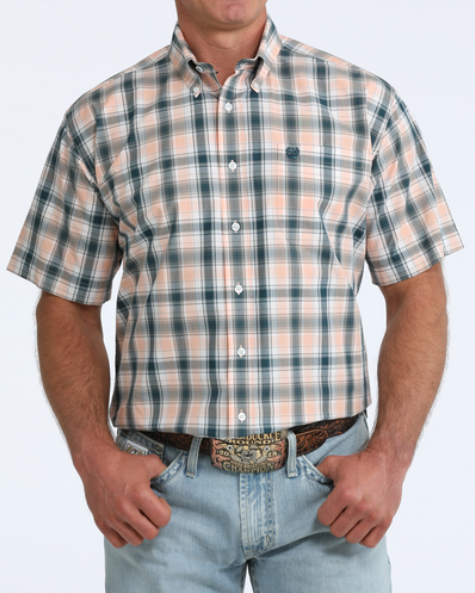 Cinch Mens Classic Fit Button Down S/S Shirt - MTW1111525