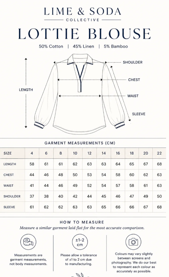 Lime & Soda Lottie Blouse - Pink with White Trim