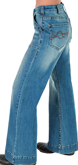 Cowgirl Tuff Rustee DFMI Wide Leg Trouser