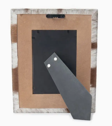 Tumbleweed Trail Photo Frame in Brown & White