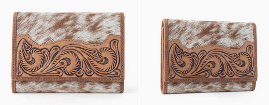 Myra Dune Wave Trail Credit Card Holder in Brindle Ivory
