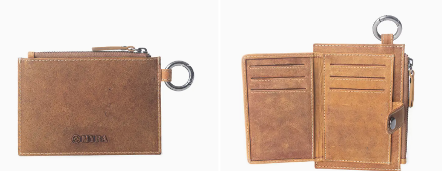 Wind Rider Credit Card Holder in Black & White