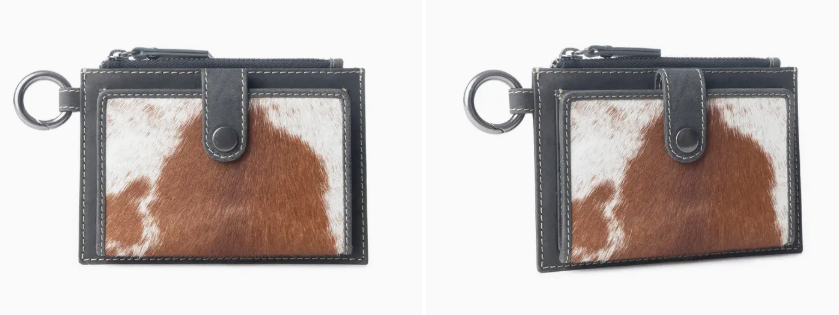 Wind Rider Credit Card Holder in Chocolate Brown