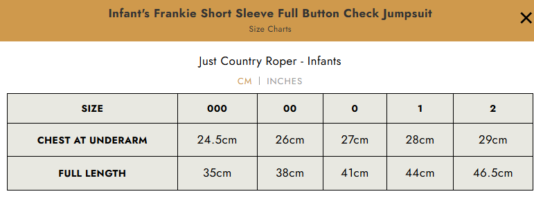 Just Country Infant Frankie S/S Workshirt - IWSS2665