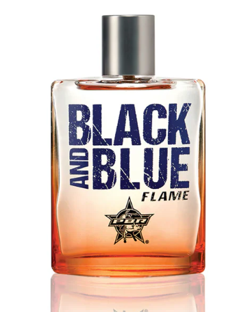 Tru Western Mens Eau De Cologne 100ml - PBR Black & Blue Flame - 92997