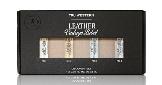 Tru Western Mens Leather Vintage Label Discovery Set - #1, #2, #3, #4