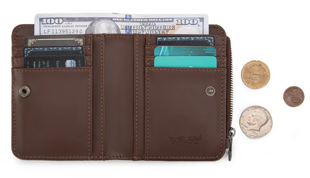 Trinity Ranch Hair-On Cowhide Tooled Collection Wallet - TR203-W2003CF