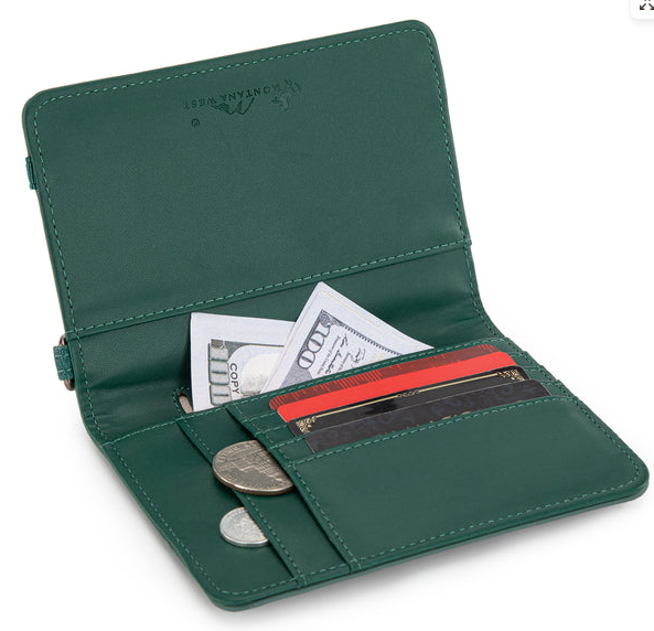 Montana West Tooled Aztec Wrap Wallet - Turquoise - MW1354-W2004TQ