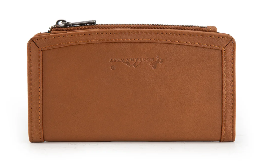 Montana West Genuine Leather Tooled Bi-Fold Wallet - Brown - MWL-4204BR