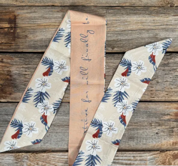 Tan Western Skinny Mini Wild Rag Scarf/Necktie - TW121