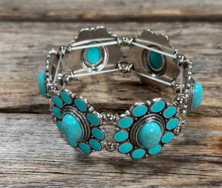 Oval Fashion Turquoise Bracelet - RDJB200
