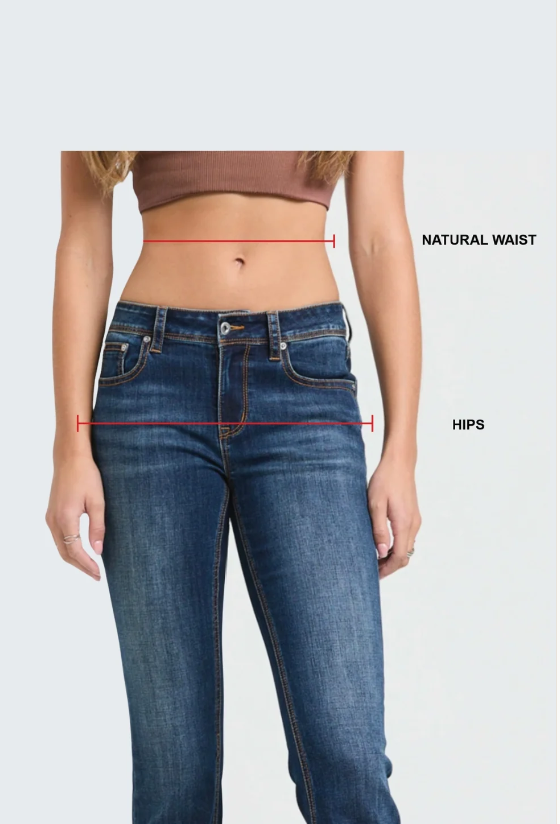 Grace in LA Toe Bug Embroidery Mid Rise Skinny Jean - EN-9652