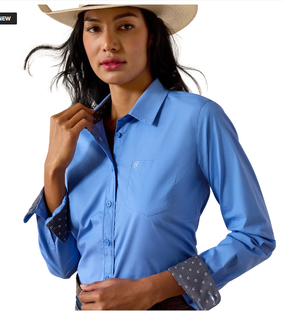 Ariat Ladies Kirby Shirt - Ultramarine - 10071419