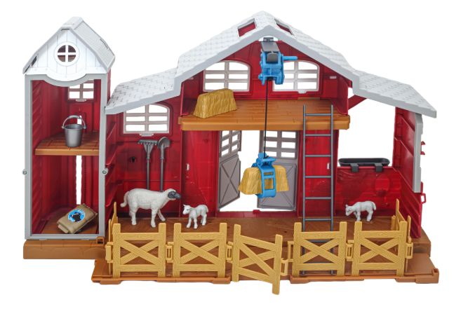 Big Country Toys - 38-Piece Dairy Barn Playset