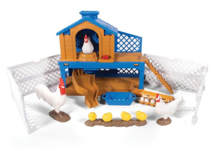 Big Country Toys - 11-Piece Chicken Coop Playset