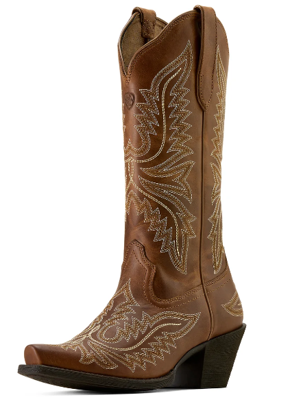 Ariat Ladies Round Up Collins D Toe - Smoked Wheat - 10074336