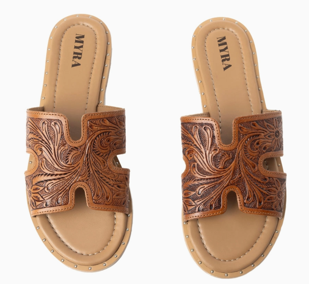 Carmina Anne Sandals in Dark Brown - S-11970