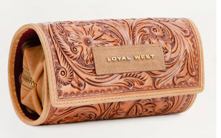 Loyal West Canyon Jewellery Case Hand tooled Leather - LW-SS25-092
