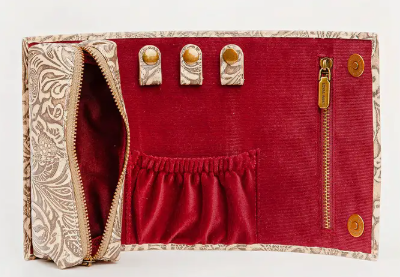Loyal West Canyon Jewellery Case Hand tooled Leather - LW-SS25-093-JO