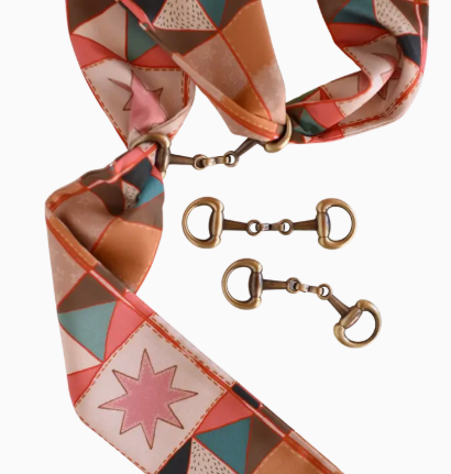 Snaffle Bit Scarf Slide Accessory in “Antique Bronze” - SS-1-003