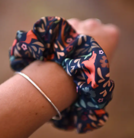Hidden Garden Scrunchie Cowgirl Hair Accessory - SR-2-004