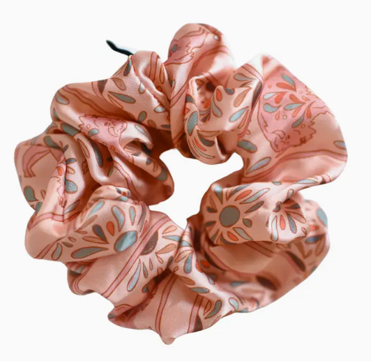 Bloomin' Bison Scrunchie Cowgirl Hair Accessory - SR-2-001