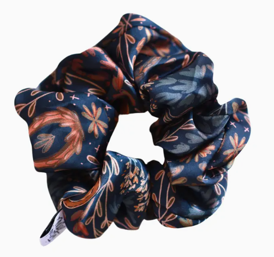 Western Harvest in Juniper Scrunchie Cowgirl Hair Accessory - SR-2-009