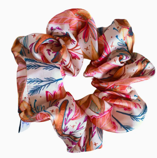 Lucky Wildflowers Scrunchie Cowgirl Hair Accessory - SR-2-006