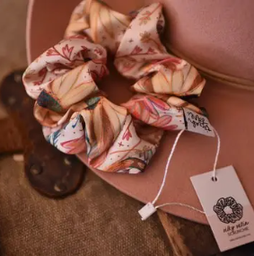 Lucky Wildflowers Scrunchie Cowgirl Hair Accessory - SR-2-006