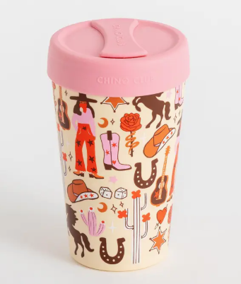 Cowgirl 12oz Stainless Steel Coffee Cup