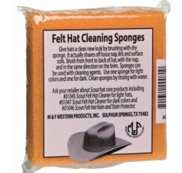 Hat Cleaning Sponges - Pack of 2
