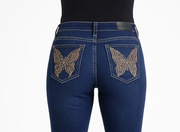 Outback Ladies Allora Bling Jeans - High Rise - WBEM170