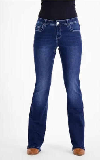 Outback Ladies Guyra Bling Stretch Jeans - High Rise - WBEM176