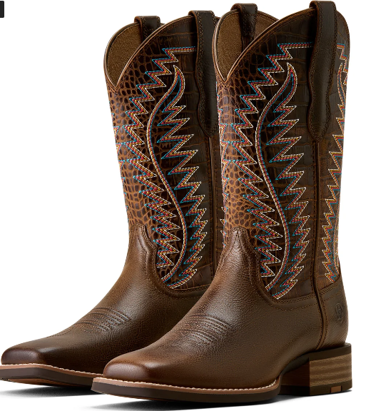 Ariat Ladies Monte Vista Wide Square Toe Boot - 10080466
