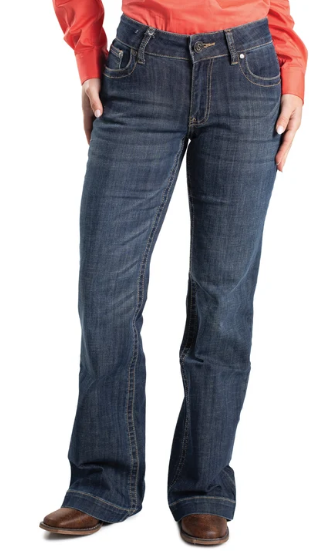 Stetson Ladies Jeans 214 Trouser Fit V Stitching Pocket - 54214205