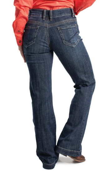 Stetson Ladies Jeans 214 Trouser Fit V Stitching Pocket - 54214205