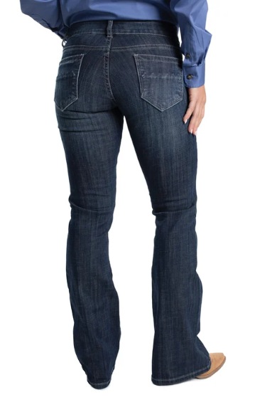 Stetson Ladies Jeans 816 Boot Cut Zig Zag Pocket - 54816321