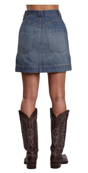Stetson Collection Ladies Denim Mini Skirt - 60594017