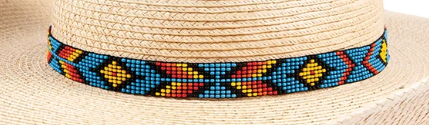 Sunbody Hat Band 9 Czech Bead Stretch - BEAD9E-P